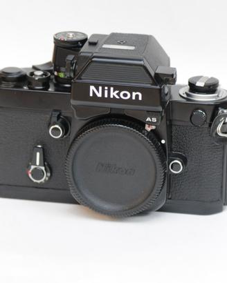 Nikon F2AS Nera (Black) + Schermo Tipo P
