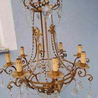 Lampadario pregiato anni '40