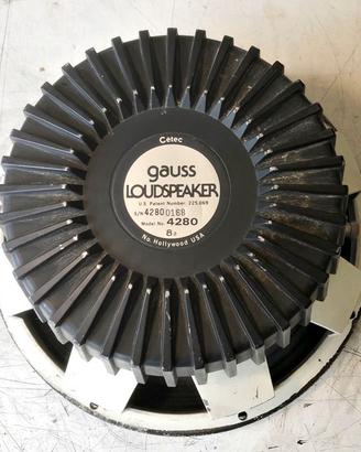 Woofer Gauss 4280 da 8 ohm diametro 12 pollici