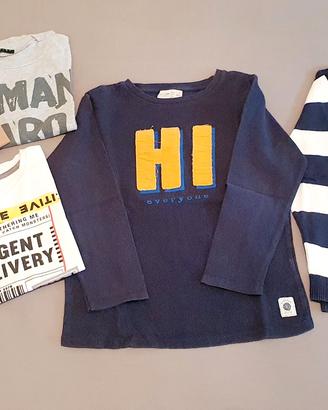 lotto magliette bambino 7-8 anni