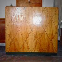 Mobile porta vivande in legno modernariato 