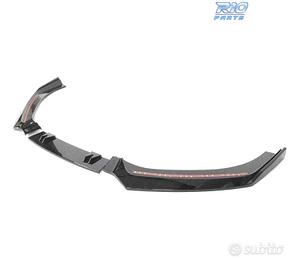 SPOILER LIP PER AUDI A4 B9 16- LOOK RS4 NERO
