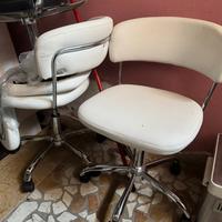 Sedie Bianche Scrivania