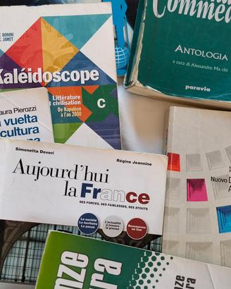 gruppo 7 libri scolastici lingue e vari