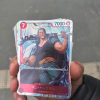 blocco carte comuni One piece e Pokémon 