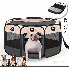 Recinsione portatile pieghevole per cani