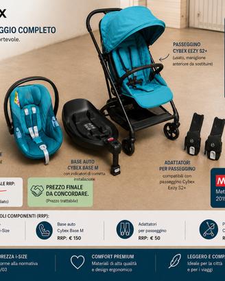 Cybex Eezy S2+ & Atom M i-size & Base M&Adattatori