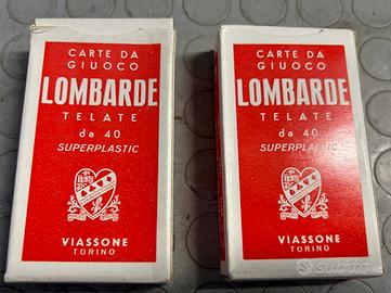 Carte da Giuoco A.Viassone Lombarde