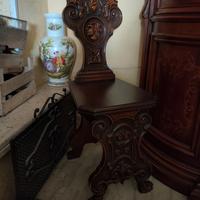 Coppia di sedie in legno vintage 