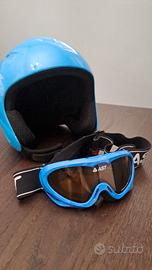 Casco occhiale Sci bambino ti 58