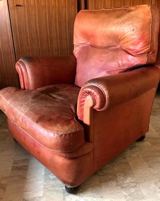 coppia poltrone Frau e pouf