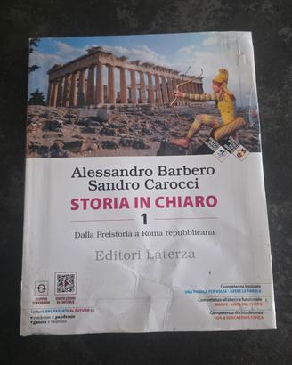 libro testo scolastico " Storia in chiaro 1 "