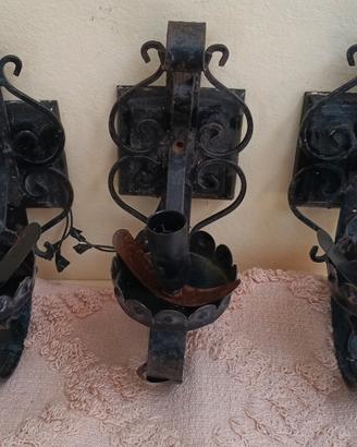 lampade applique in ferro battuto usate 