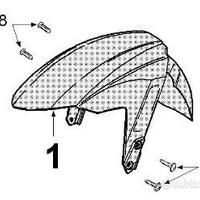 Parafango ant. Peugeot Fight3 50 nero
