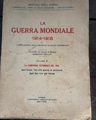 Libro prima guerra mondiale