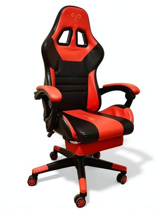 Sedia Gaming Nera e Rossa – Poltrona PC