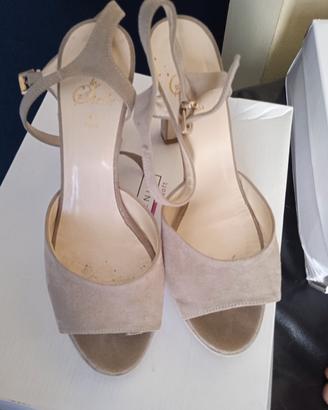 sandali beige 