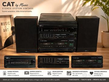 Stereo Vintage CAT by Music completo di Giradischi