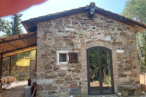 Casetta in pietra con oliveta e bosco di 16000 mq