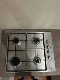 Piano cottura gas quattro fuochi BEKO