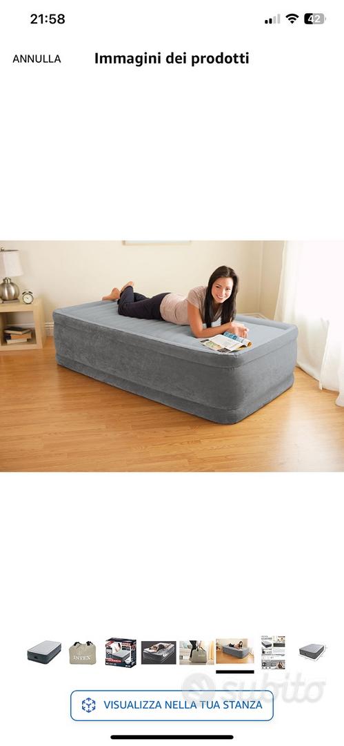 Intex materasso comfort Plush Elevated singolo 99 cm x 191 cm x 46 cm