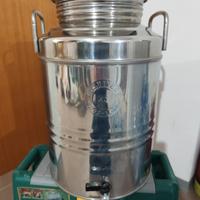 Contenitore acciaio per olio d'oliva da 25 litri 