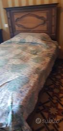 letto con rete e materasso