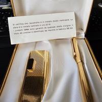 Cofanetto Penna in ORO Lalex + Accendino in ORO S.