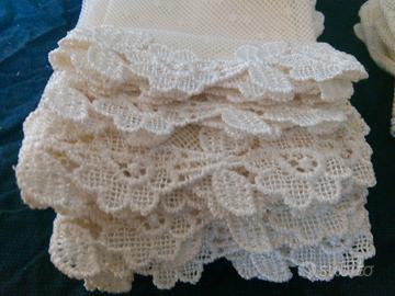 48 sacchetti porta confetti in tulle pizzo cotone