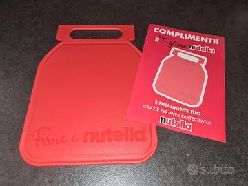 Tagliere Nutella Kinder Ferrero barattolo vasetto