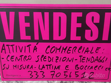Attività Commerciale Centro Spedizioni e Tendaggi