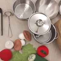 Set gioco pentole mestoli bambini