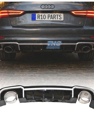 DIFFUSORE AUDI A3 SEDAN SLINE 17-20 LOOK RS3 + TER