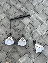 Lampadario industrial