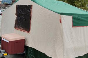 carrello tenda eccellente condizioni 