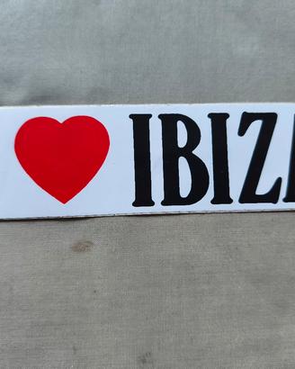 Adesivo vintage anni 80 Ibiza 