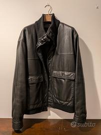 Giacca Canali pelle 