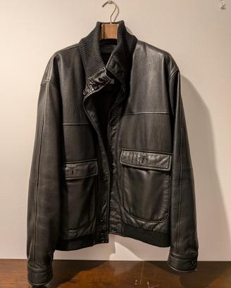Giacca Canali pelle 
