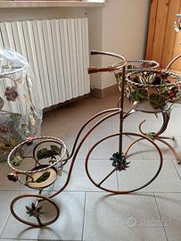 Porta piante in ferro battuto