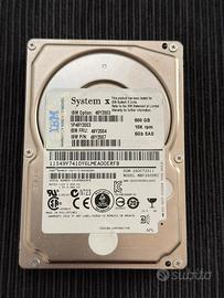 Hard disk hdd IBM 2.5”  sas 600gb 10000 rpm 6gb
