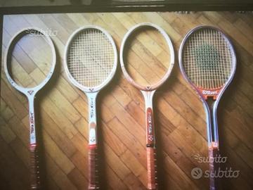Racchette tennis in legno e altre
