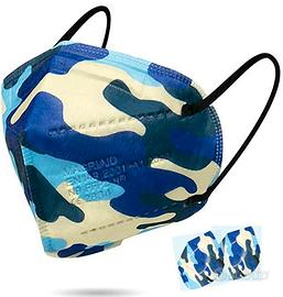 Mascherina FFP2 mascherine 30 pezzi pz CE mimetica