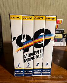 VHS vintage originali da collezione: calcio
