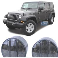 FRECCIE ANTERIORI PER JEEP WRANGLER JK 07- LED NER