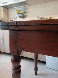 tavolo rustico apertura a libro 