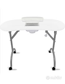 Tavolo professionale pieghevole con aspiratore