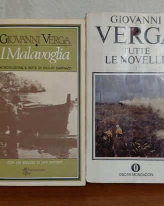 GIOVANNI VERGA libri narrativa