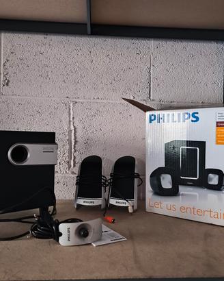 Cassa audio Philips 2.1 con subwoofer - 44w