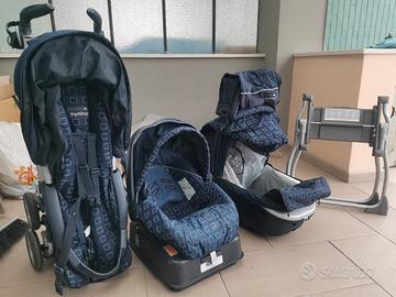 Peg-Pérego Trio + Bassinet Stand + accessori 