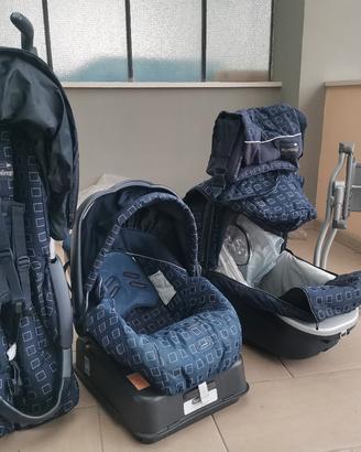 Peg-Pérego Trio + Bassinet Stand + accessori 